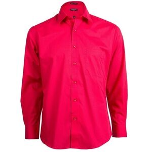 Pierre Cardin Red Dress Shirt Slim Fit